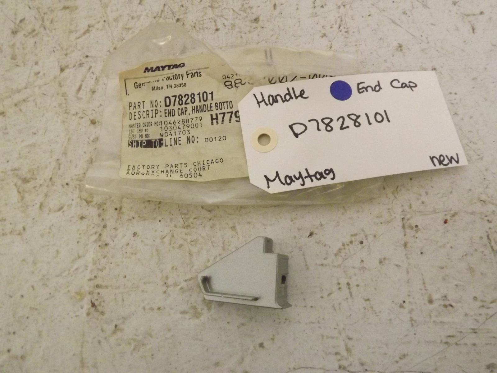 Maytag Refrigerator D7828101 Handle End Cap New Maytag Refrigerator D7828101 Handle End Cap New